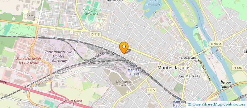 localisation de l'entreprise SCI 6 IMPASSE ZOLA  MANTES-LA-JOLIE