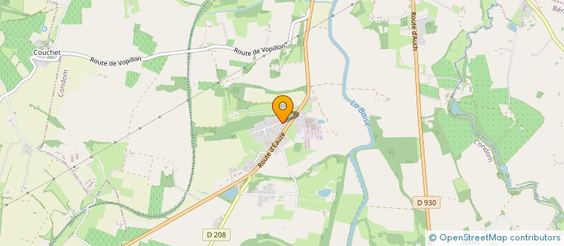 localisation de l'entreprise SCI 6 MARECHAL JOFFRE  CONDOM