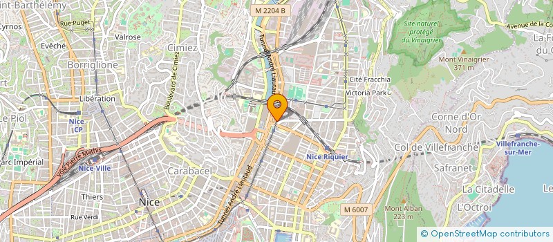 localisation de l'entreprise SCI 6 ROUTE DE TURIN à NICE