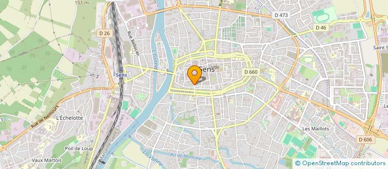 localisation de l'entreprise SCI 6 RUE DE L'ECRIVAIN  SENS