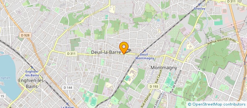 localisation de l'entreprise SCI 6 RUE DE LA GARE A DEUIL  DEUIL-LA-BARRE