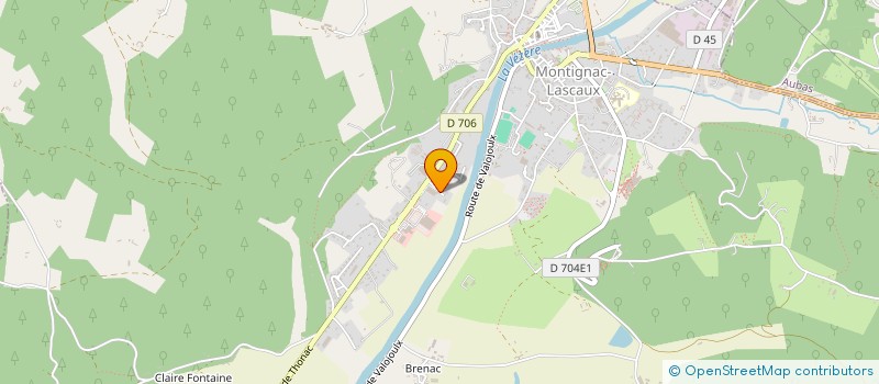 localisation de l'entreprise SCI 6 RUE DE LA LIBERTE à MONTIGNAC-LASCAUX