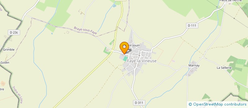 localisation de l'entreprise SCI 6 RUE DE LA VAU  FAYE-LA-VINEUSE