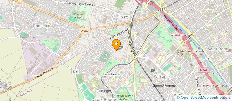 localisation de l'entreprise SCI 6 RUE DE MARS  REIMS