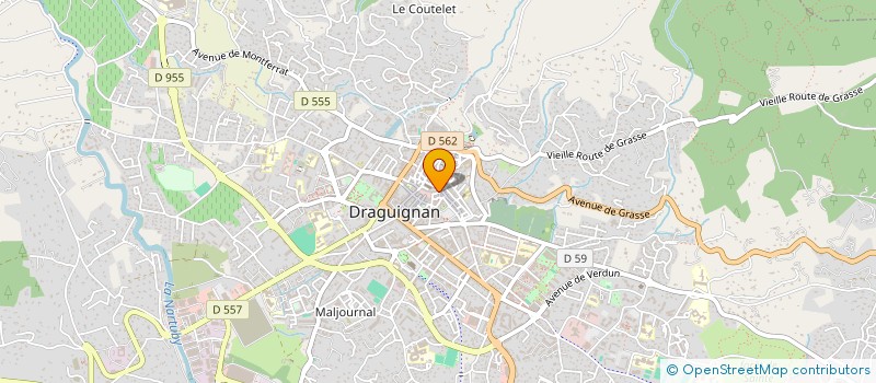 localisation de l'entreprise SCI 6 RUE DES MARCHANDS  DRAGUIGNAN