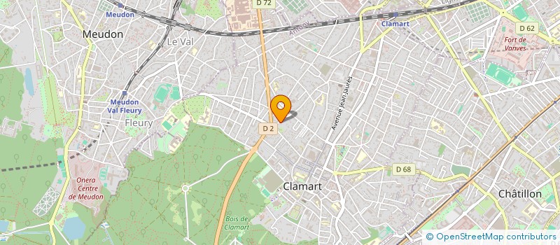 localisation de l'entreprise SCI 6 RUE DES ROCHERS A CLAMART à CLAMART
