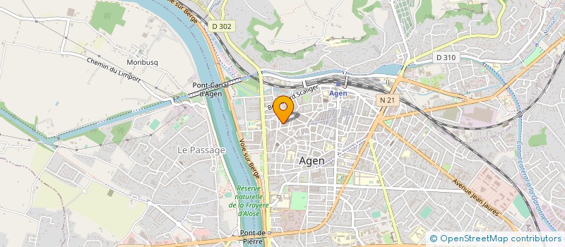 localisation de l'entreprise SCI 6 RUE DOCTEUR CAMILLE BRU à AGEN