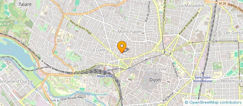 localisation de l'entreprise SCI 6 RUE GAGNEREAUX à DIJON