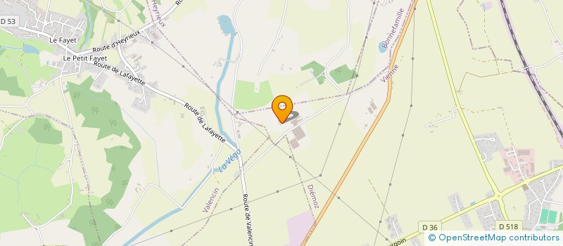 localisation de l'entreprise SCI 6 RUE LAFAYETTE  DIEMOZ