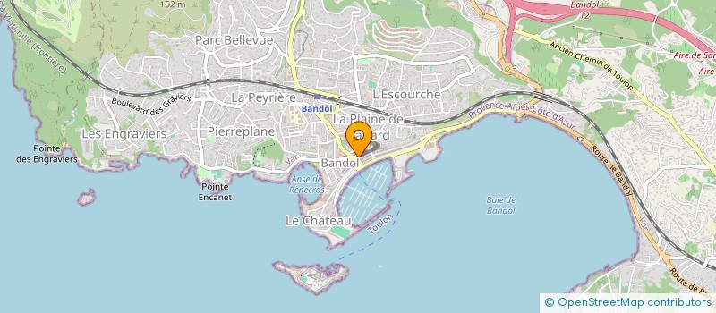 localisation de l'entreprise SCI 6 RUE PONS  BANDOL