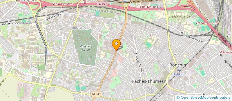 localisation de l'entreprise SCI 6 RUE SEBASTOPOL à LILLE