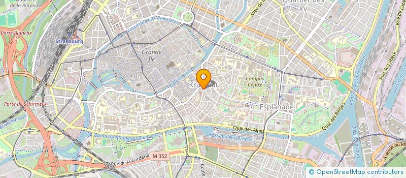 localisation de l'entreprise SCI 6 RUE ST GOTHARD  STRASBOURG