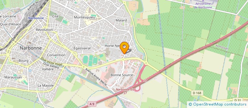 localisation de l'entreprise SCI 6.S à NARBONNE