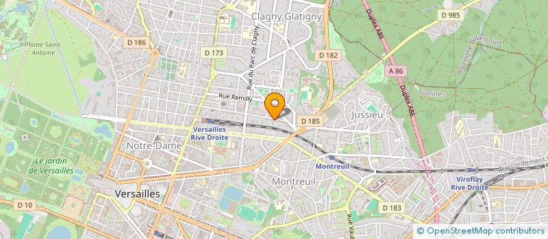 localisation de l'entreprise SCI 6 ST SIMON à VERSAILLES