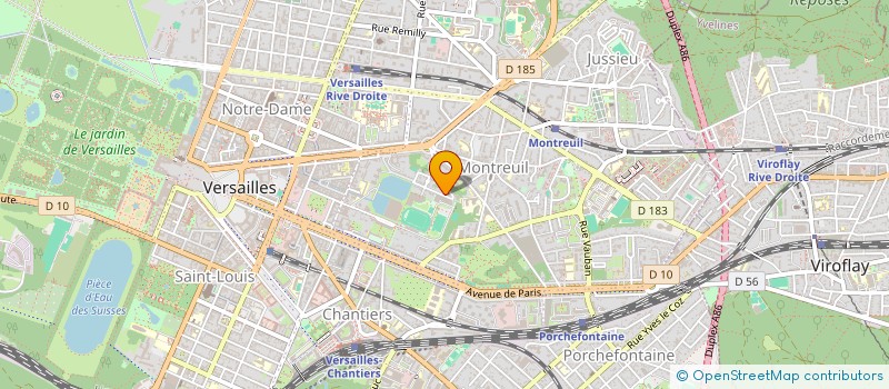 localisation de l'entreprise SCI 6 TER RUE JACQUES BOYCEAU à VERSAILLES