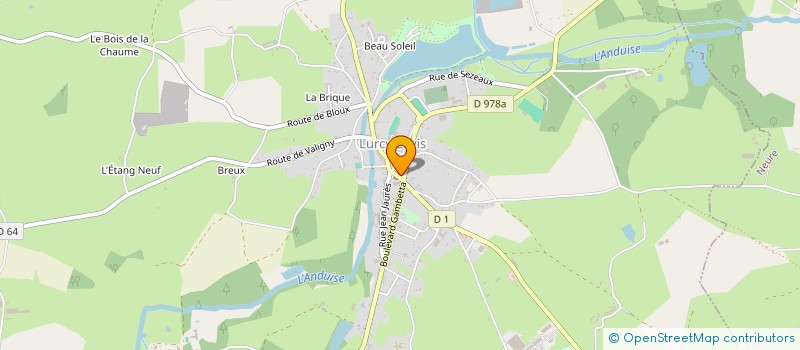 localisation de l'entreprise SCI 6 X 8 à LURCY-LEVIS