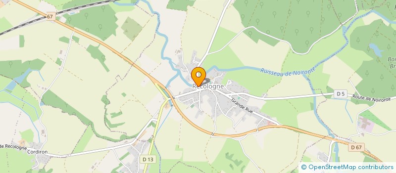 localisation de l'entreprise SCI 60  EMAGNY