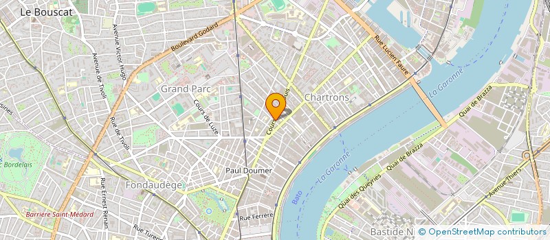 localisation de l'entreprise SCI 60 CDG  BORDEAUX