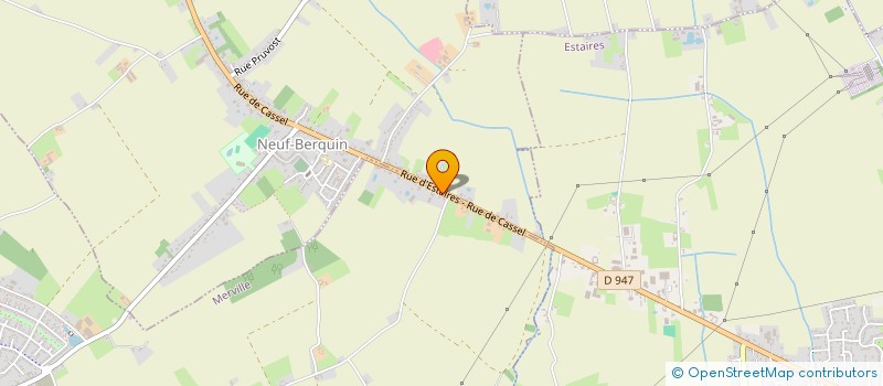 localisation de l'entreprise SCI 60 RUE DE CASSEL  MERVILLE