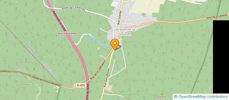 localisation de l'entreprise SCI 60 RUE DES FERRONNIERS  ARBONNE-LA-FORET