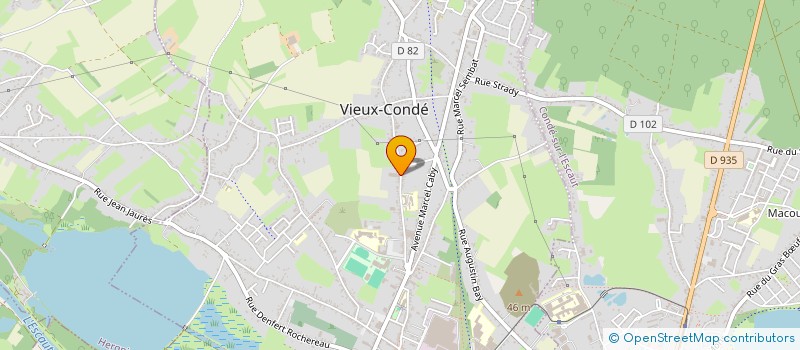 localisation de l'entreprise SCI 605  VIEUX-CONDE