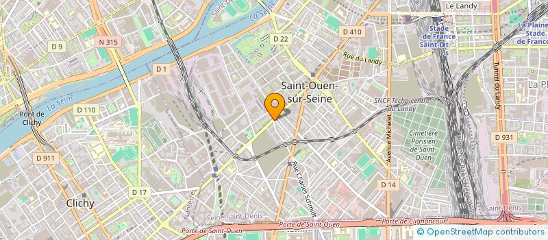 localisation de l'entreprise SCI 61 BD VICTO HUGO à SAINT-OUEN-SUR-SEINE
