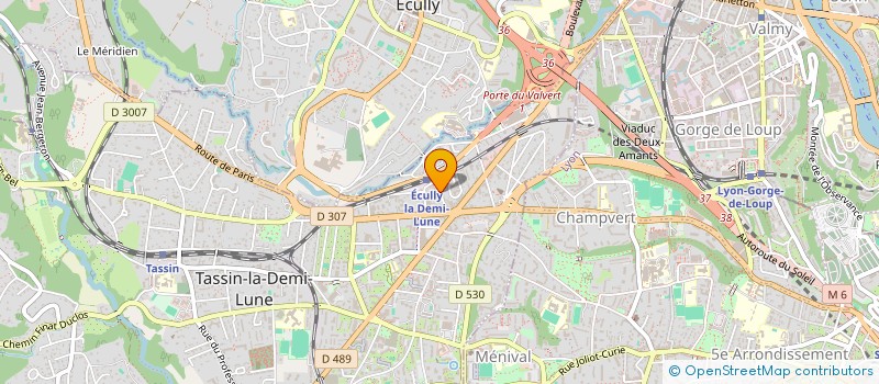 localisation de l'entreprise SCI 61 CORNEILLE  TASSIN-LA-DEMI-LUNE