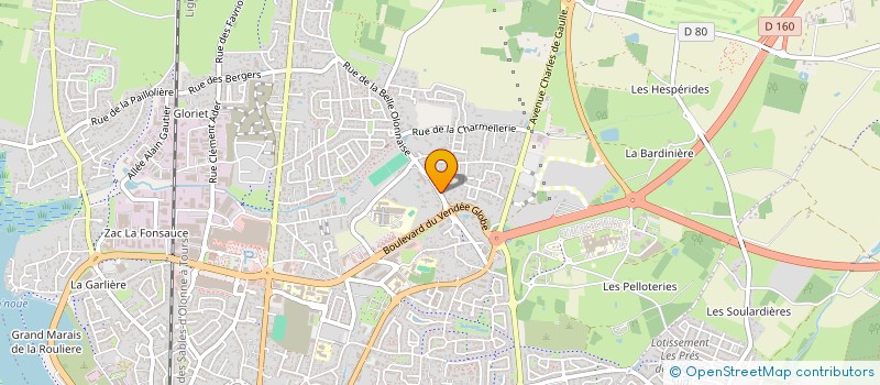 localisation de l'entreprise SCI 61 RUE ROGER SALENGRO à LES SABLES D'OLONNE