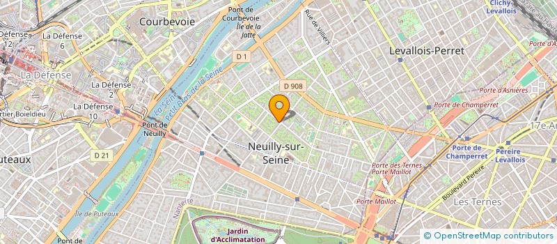localisation de l'entreprise SCI 613 à NEUILLY-SUR-SEINE