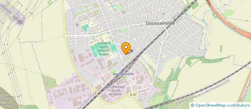 localisation de l'entreprise SCI 61C à GOUSSAINVILLE