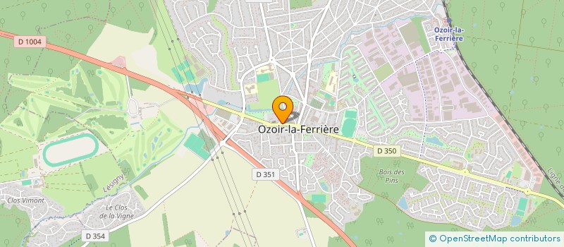 localisation de l'entreprise SCI 62 AV DU GENERAL DE GAULLE  OZOIR-LA-FERRIERE