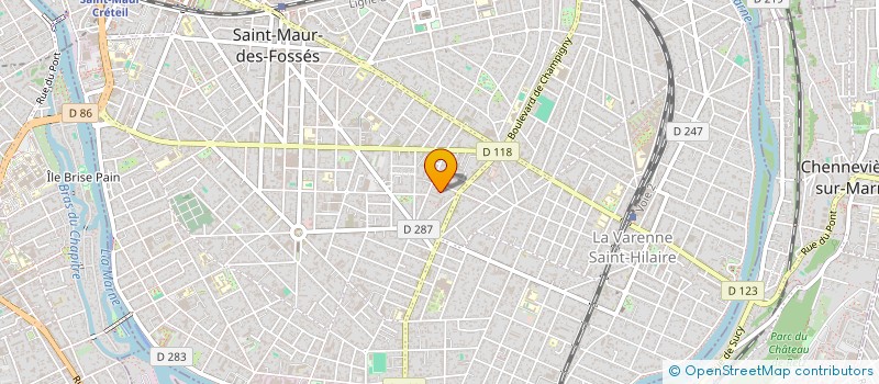 localisation de l'entreprise SCI 62 CARRIERES CHARENTON à SAINT-MAUR-DES-FOSSES