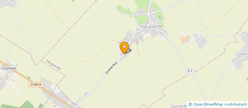 localisation de l'entreprise SCI 62 RUE DE LA COUTELLERIE  HACQUEVILLE