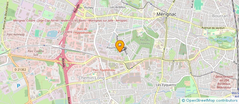 localisation de l'entreprise SCI 62 RUE MAURICE  MERIGNAC