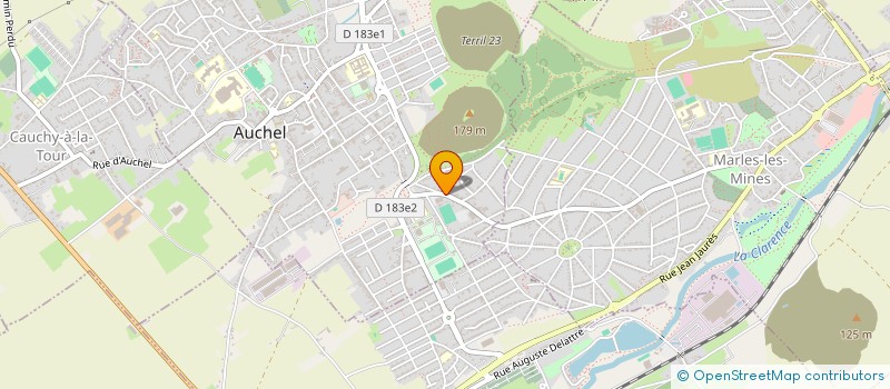 localisation de l'entreprise SCI 62157  AUCHEL