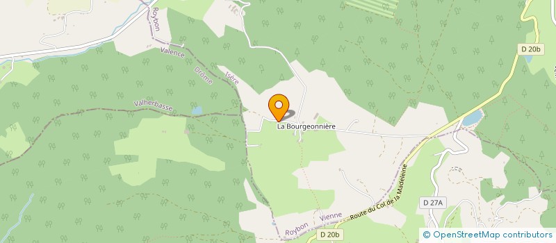 localisation de l'entreprise SCI 6240 LAVERNE  ROYBON