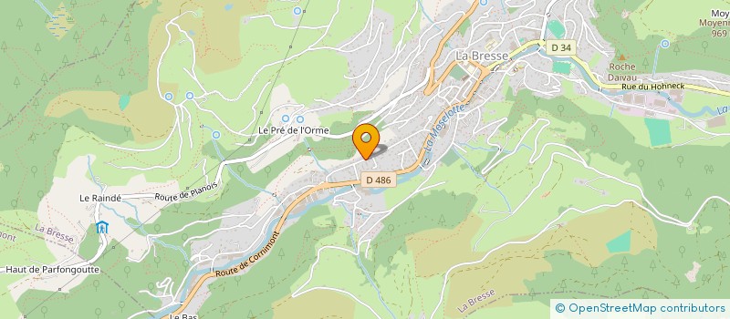 localisation de l'entreprise SCI 6288  PLAINFAING