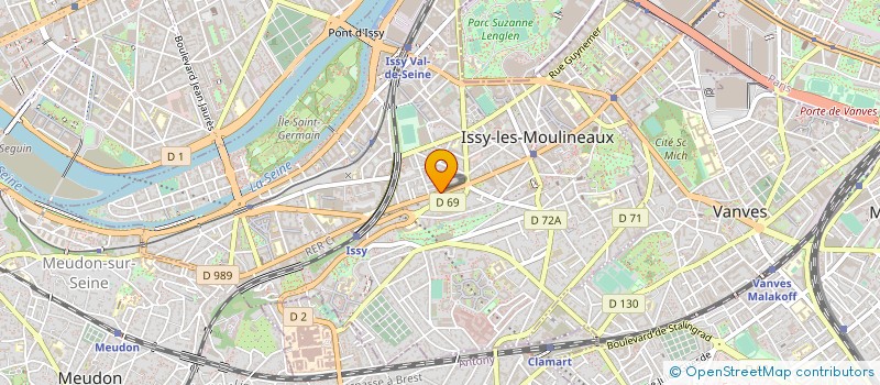 localisation de l'entreprise SCI 62AV VICTOR CRESSON à ISSY-LES-MOULINEAUX