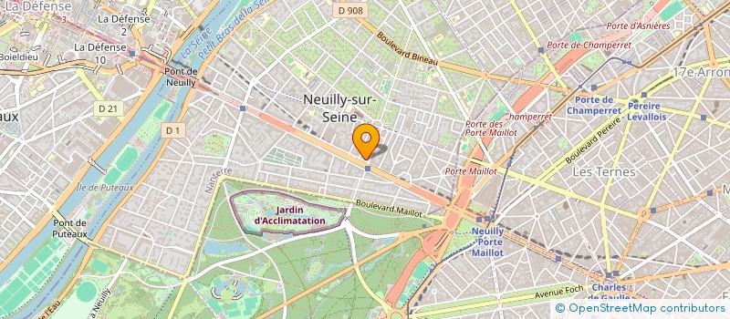 localisation de l'entreprise SCI 62B AV CHARLES DE GAULLE à NEUILLY-SUR-SEINE