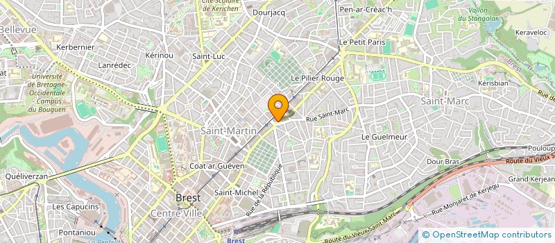 localisation de l'entreprise SCI 63 LYON  BREST