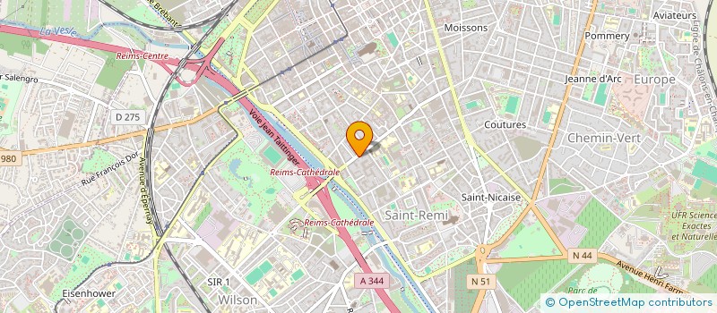 localisation de l'entreprise SCI 63 RUE DE VENISE  REIMS