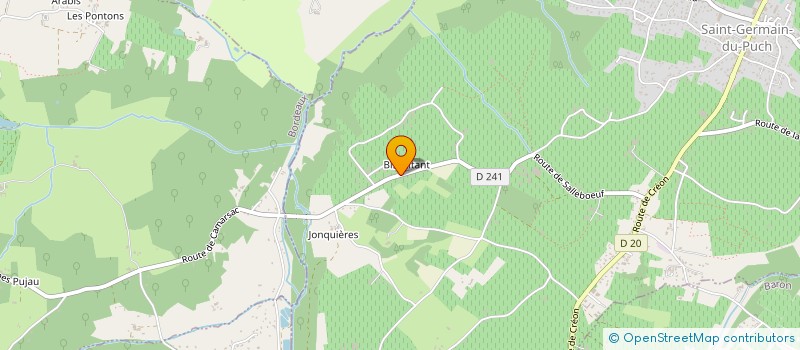 localisation de l'entreprise SCI 63 RUE MANON CORMIER  BEYCHAC-ET-CAILLAU