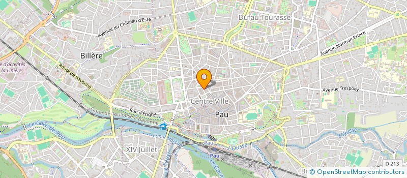 localisation de l'entreprise SCI 64 à PAU