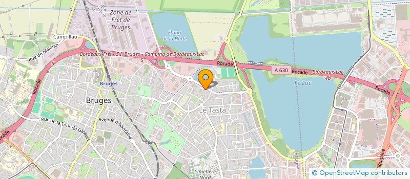 localisation de l'entreprise SCI 64  BRUGES