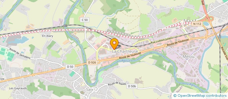 localisation de l'entreprise SCI 64  CASTRES