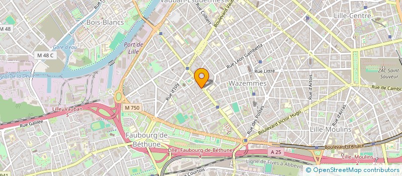 localisation de l'entreprise SCI 64 MONTEBELLO à LILLE