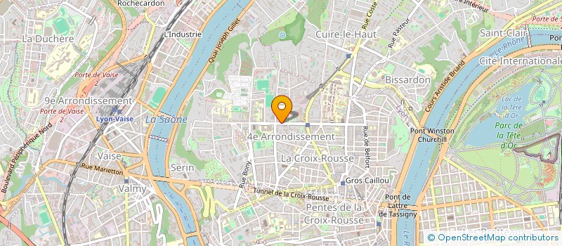 localisation de l'entreprise SCI 64 RUE DE TRION  LYON