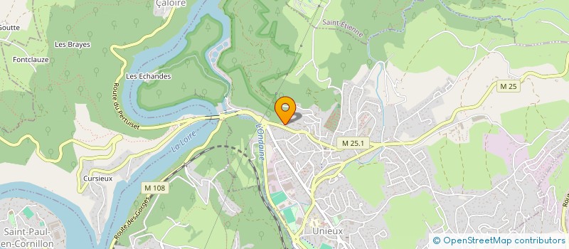 localisation de l'entreprise SCI 640 SOLVIOU  UNIEUX