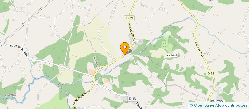 localisation de l'entreprise SCI 6440  BENESSE-LES-DAX