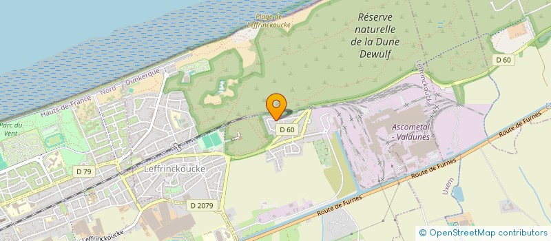 localisation de l'entreprise SCI 647 POMPIDOU  LEFFRINCKOUCKE